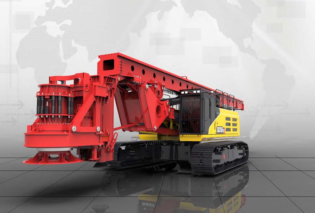 5 / 6 ROTARY DRILLING RIG ADVANCED TECHNOLOGY ACHIEVES QUALITY C1 New industrial design C2 The fifth generation of rotary drive C4 Rock drilling and anti-shock technology C3