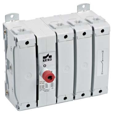 LOAD BREAK SWITCHES 125-160 A VKE SERIES Compact size saves space The modular structure enables the drive mechanism position to be varied Front operated Available as 1-, 2-, 3- and 4-pole Includes