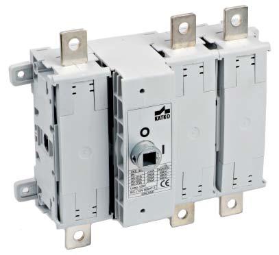 LOAD BREAK SWITCHES 200-250 A VKE SERIES Compact size saves space The modular structure enables the drive mechanism position to be varied Front operated Available as 1-, 2-, 3-, 4- and 6-pole