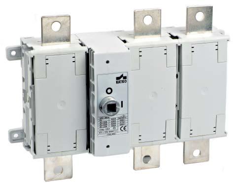 LOAD BREAK SWITCHES 630 A VKE SERIES Compact size saves space The modular structure enables the drive mechanism position to be varied Front operated Available as 1-, 2-, 3-, 4- and 6-pole Includes