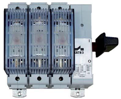 OPERATION OPTIONS FOR 63-160 A SWITCH FUSES SIDE OPERATED SWITCH FUSE WITH DIRECT HANDLE EAN-Code KVKS 363/S 6419410287538 KVKS 380/S 6419410284131 KVKS 3100/S 6419410284148 KVKS 3125/S 6419410287569
