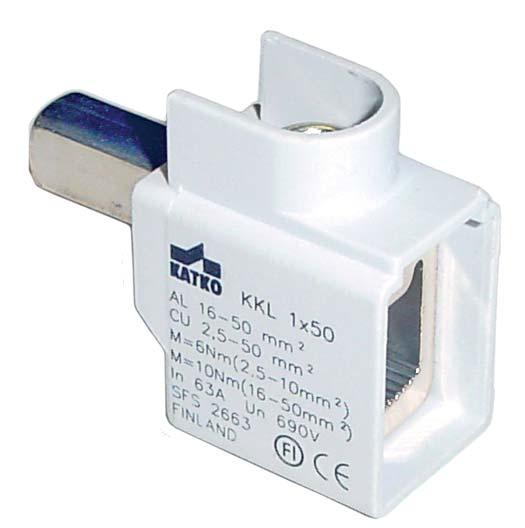 CABLE CONNECTORS Suitable for Al/Cu cables: Al 16-300mm 2 Cu 2.