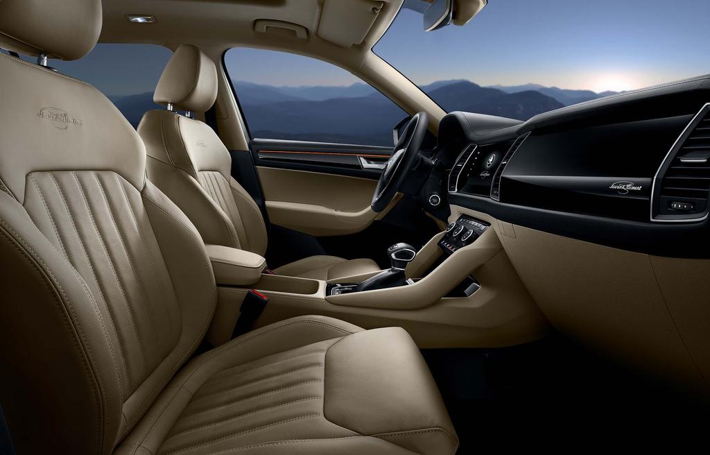 BESPOKE, FROM EVERY ANGLE Luxurious details and styling accents are found throughout the car.