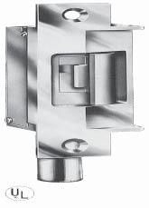 ELETRI STRIKES STANDARD FEATURES orrosion(orporate) Resistant Metals; brass face plate, cast stainless steel case and working parts, stainless steel springs. Tamper-resistant heavy duty construction.