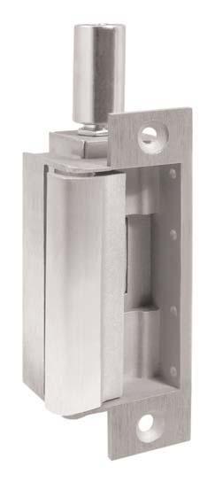INDUSTRIAL GRADE Application These electric strikes are used with bored locks, mortise locks and mortise exit devices.