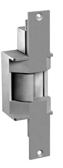 INDUSTRIAL GRADE Application These electric strikes are used with bored locks, mortise locks* and mortise exit devices.