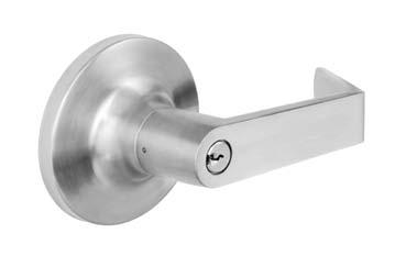6100ED Series Wide Stile Trims 540F series rose trim Certified ANSI/BHMA A156.3, Grade 1. 540F rose trim for stock doors. Trim through-bolts to exit device for strength. 1-3/4" (44mm) door standard.
