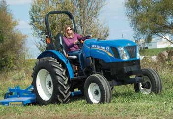 11 Choice of 2WD or 4WD For applications that don t require all-wheel traction, select a WORKMASTER tractor with 2WD axle.