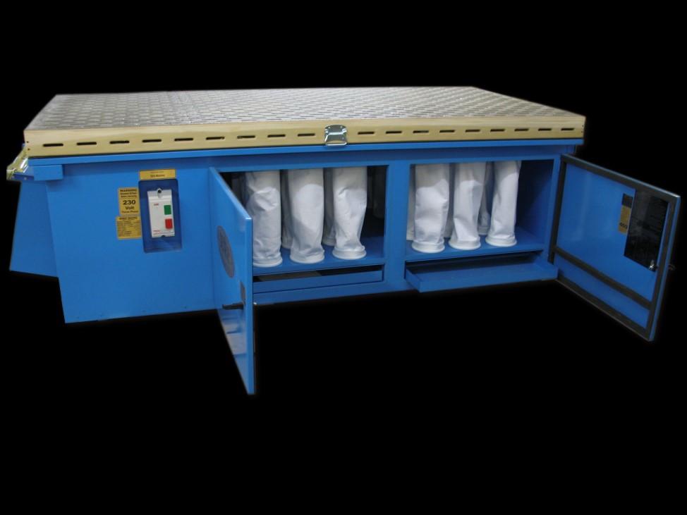 Downdraft Tables with Tube Filtration The following