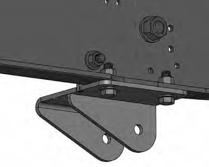 Tighten the three 1/2 bolts to 65 ft-lbs, and the 3/4 bolt to 200 ft-lbs. FIGURE 20 36.