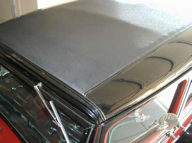 Area 9 - Top INCLUDES: top or roofs of cars (open and closed), covered visors where appropriate, top bows, top irons, landau irons, fasteners, hardware, and moldings.