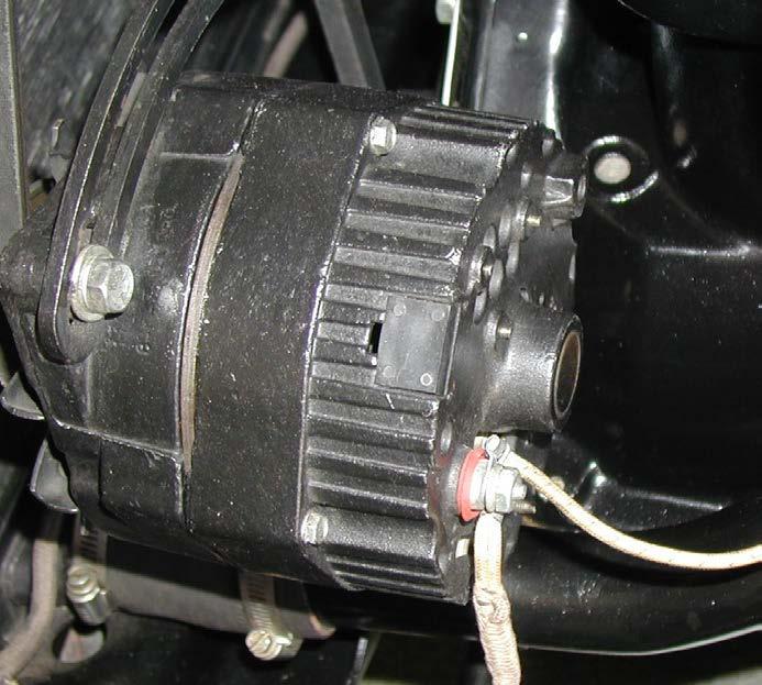Typical modern alternator (permitted for entry, but receives