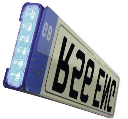 Designed to fit standard number plate apertures the RegPlate operates at 12v and 24v and is available in blue and amber.