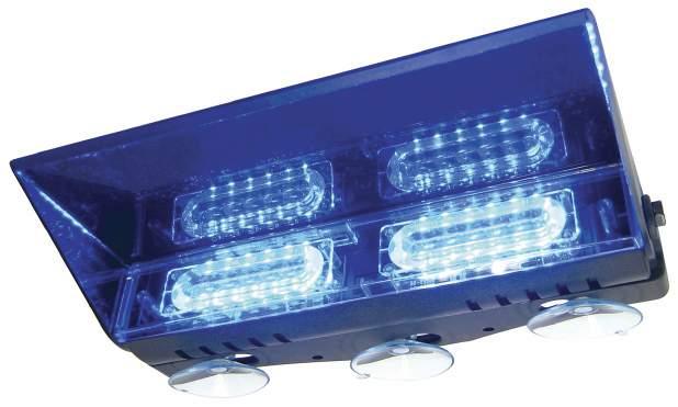 Supplied complete with cigar plug and suction cups for windscreen mounting 6 x hi intensity LED s 19 built-in selectable flash patterns Available in blue, red, amber and white 3 year warranty SAE