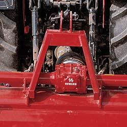hydraulic linkages. The 400 will also fit standard tractors for general use.