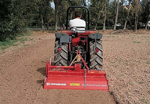 Rotavator 300: Extra capacity for small tractors. The Rotavator 300 is designed as a reliable and long lasting machine for tractors up to 35 kw.