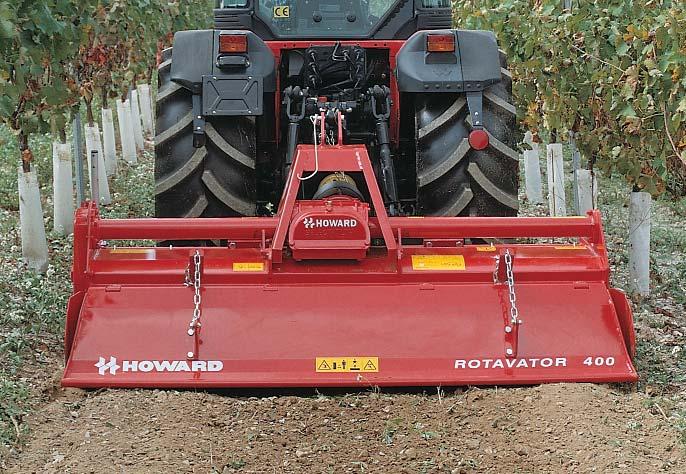 The highest technology has been applied to the Rotavator range.