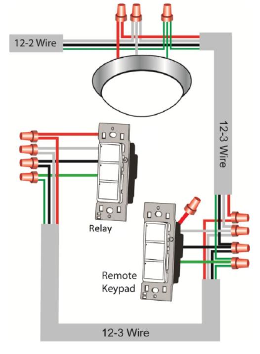 middle  Dimmer Dimmer Wiring for