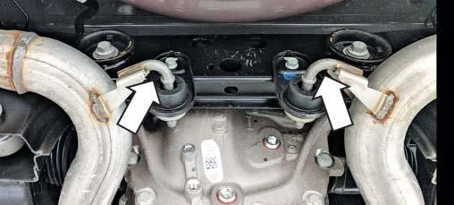 0L models or one [1] for 2.3L models). 5.0L 2. Remove the two (2) hangers that hold the rear exhaust.
