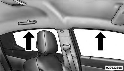 When the airbag deploys, it opens the seam between the front and side of the seat s trim cover.