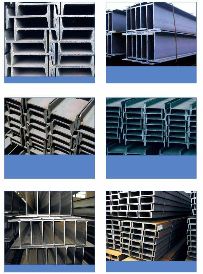 UB, UC, JIS Beam, I Beam, H Beam and Channels Type Standard Size : Universal Beams : S275 and S355 : 127 x 76 to 1016 x 305mm Type Standard Size : Universal Columns : S275 and S355 : 152 x 152 to 356