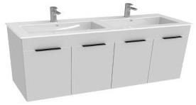 1 with two drawers 231,48 Vanity unit PACK with black handles, including washbasin 80 x 43 cm H 607 / W 790 / D 422 mm 4.