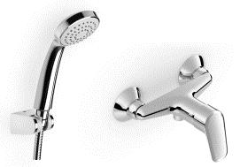 1 NARIVA Single-level mixer on request for bathtubs without shower set RIO, chrome 3.311J.7.004.131.