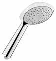 1 RIO Hand shower on request with 3 spray option, 80 mm RIO Hand shower 100 mm 3.611R.2.004.151.1 RIO with 1 spray option on request 3.611R.2.004.351.