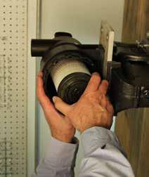 Service Instructions POWERPLEAT AIR CLEANERS Inspect the new filter for any damage that may have occurred through mishandling. NEVER install a damaged filter.