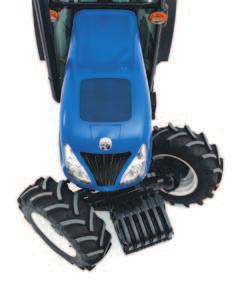The right front axle for your needs All T4V/N/F tractors can be specified with a choice of 2WD or 4WD