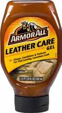 Non-greasy, residue free formula. Prevent cracking, fading, discoloration on plastic and vinyl surfaces.. AR78173 Leather Care Gel 18 oz.