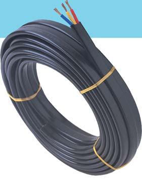 Submersible Flat Cable Submersible Cables (Flat Cables) as per IS694:990 (Extra Thick Insulation) [HSN Code 8544] Nominal Cross Section Area of Conductor (Sq.