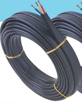 Submersible Cables (Flat Cables) as per IS694:990 (Standard Insulation) [HSN Code 8544] Nominal Cross Section Area of Conductor (Sq.