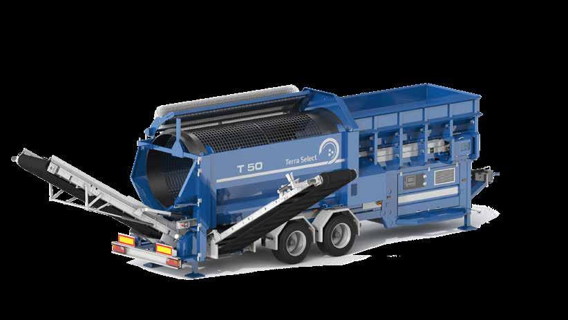 As a result, it also contains the special hopper drive, a powerful diesel motor, hot dip galvanized conveyor belt frames, generous transfer points and wide conveyor belts.