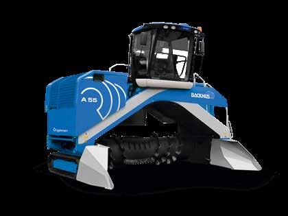 BACKHUS A 45-65 BACKHUS A 75 More Than Just an Option Small fuel consumption and large turning capacities.
