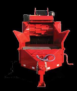 The exclusive Rotochopper grinding chamber design maximizes grinding efficiency and simplifies maintenance.