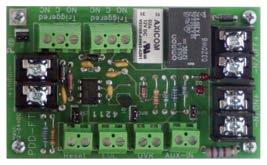 The PDM-8S board distributes up to three (3) DC sources into 8 outputs. The output voltage and total current available is determined by the input supply.