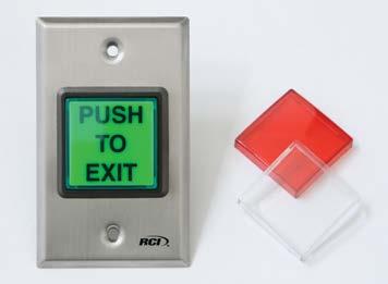 Content Mushroom Pushbuttons Ideal for request-to-exit and emergency release applications.