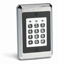 Keypads & Readers 9 Series Stand-Alone Keypads 9325 Keypad Accommodates up to 120 users EEPROM memory ensures programming remains intact when unit is not powered Secure access codes (4-8 digits)