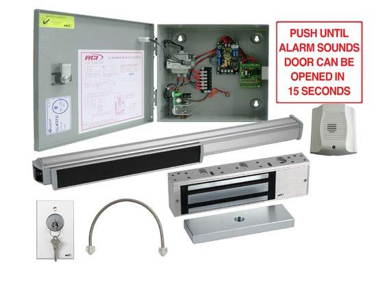 Access Control Systems Delayed Egress Systems This system provides security for emergency exit doors while maintaining life safety.