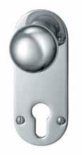Knob backplates 50 25 130 80 72 47 45 1925 Satin stainless steel Mirror polished stainless steel Polished brass waxed 38 3 Design: Christoph Mäckler The knob backplate comes with a