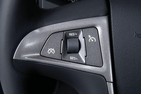 Setting Cruise Control 1. Press the On/Off button. The Cruise Control symbol will illuminate in white in the instrument cluster. 2.