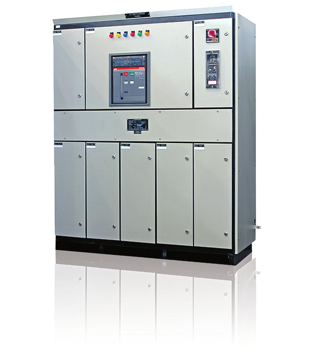 Low voltage switchboard A fully customized solution type-tested as per IS/IEC standards is provided as per customer requirements.