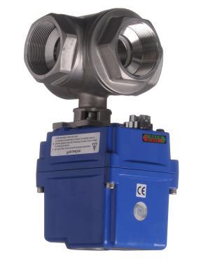 VOLT - Electric Actuated 3 Way Stainless Ball Valve HQ Electric Actuator Standard Actuator Specification Enclosure : Weatherproof IP67 Power Supply : 110/220V 50/60Hz, 24 VAC/VDC Operating Time 14/12