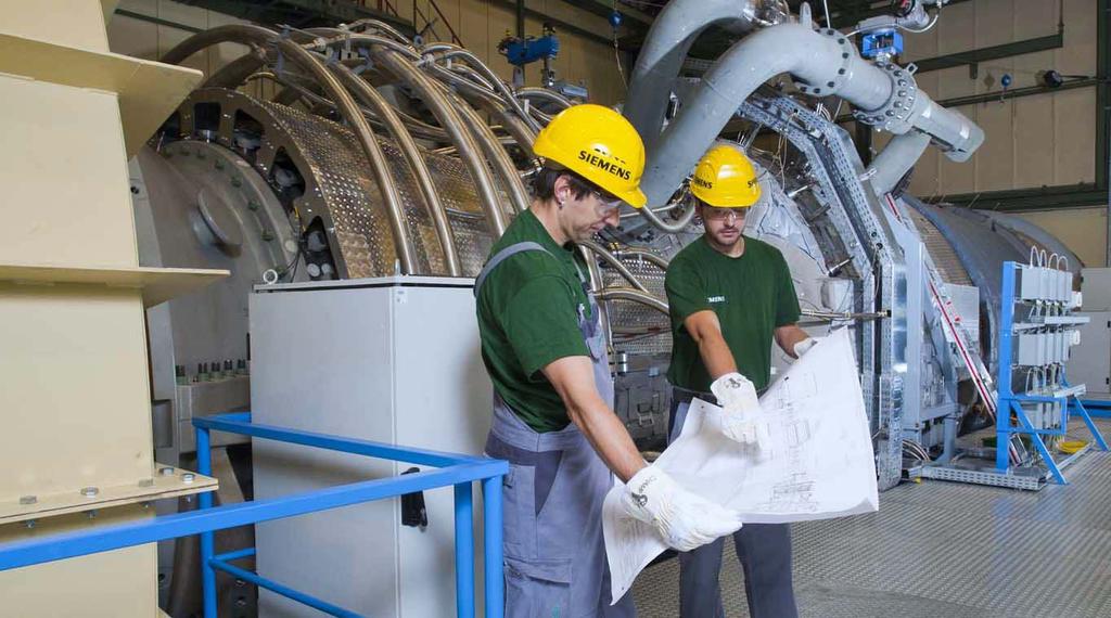 The Berlin Test Facility: Testing & validation of Siemens large gas turbines Get the performance benefits of rapid innovation Provide reliable long-term operation in the customer's power plant