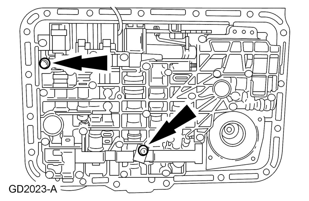 307-01-6 Automatic Transmission 5R44E and 5R55E 307-01-6 22. Remove the low/reverse band servo cover.