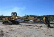 ROLLING STOCK 2007 CAT 324 FM TRACK MOUNTED HEEL BOOM LOG LOADER W/CAT C7 ACERT 188 HP DIESEL ENGINE, FOREST MACHINE HYDRAULICS & CAB DESIGN, CAT SWIVEL GRAPPLES, CLIMATE CONTROL, AIR RIDE SEAT,