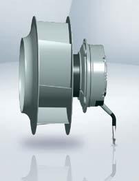400 mm sizes Fan only: RadiPac impeller design - Installation with