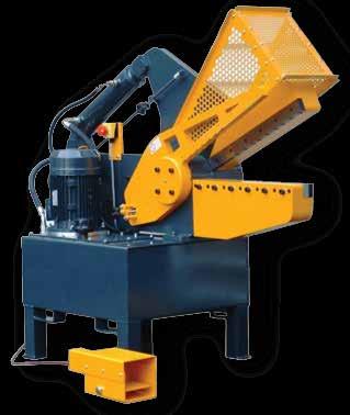 5 kw to 75kW single or twin motor options. KEW 40 / 500 Shear Ideally suited to general scrap processing.