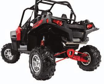 big-time power to the ground. The result is loads of torque to all four wheels and unsurpassed off-road acceleration.
